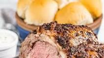 Steakhouse Style Horseradish Crusted Prime Rib Steakhouse Style Horseradish Crusted Prime Rib