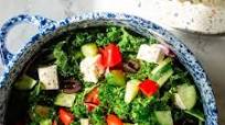 Kale Greek Salad Kale Greek Salad