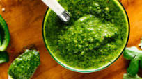 Zhoug! (Spicy Cilantro Sauce) Zhoug! (Spicy Cilantro Sauce)