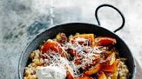 Slow cooker sausage and squash risotto Slow cooker sausage and squash risotto