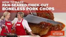 How to Make Pan-Seared Thick-Cut Boneless Pork Chops How to Make Pan-Seared Thick-Cut Boneless Pork Chops
