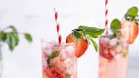 Strawberry Mojito Mocktail Strawberry Mojito Mocktail