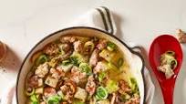 One-Pot Creamy Pork, Leek & Mushroom Stew One-Pot Creamy Pork, Leek & Mushroom Stew