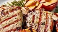 Grilled Pork Chops with Peaches Grilled Pork Chops with Peaches