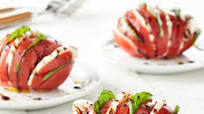 Hasselback Tomato Caprese Salad Hasselback Tomato Caprese Salad