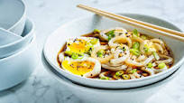 Udon Noodles With Soft-Boiled Egg, Soy and Black Pepper Udon Noodles With Soft-Boiled Egg, Soy and Black Pepper