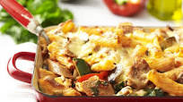 Spicy sausage pasta bake Spicy sausage pasta bake