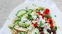 Mediterranean Chicken Quinoa Bowl with Feta & Tzatziki Mediterranean Chicken Quinoa Bowl with Feta & Tzatziki