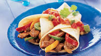 Beef Fajitas with Guacamole Salsa Beef Fajitas with Guacamole Salsa