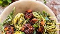 Cajun Garlic Butter Shrimp with Creamy Pesto Pasta Cajun Garlic Butter Shrimp with Creamy Pesto Pasta