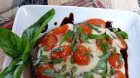 Grilled Portabella Mushroom alla Caprese Grilled Portabella Mushroom alla Caprese
