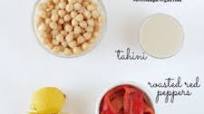 Oil-free Roasted Red Pepper Hummus Oil-free Roasted Red Pepper Hummus