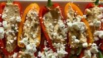 Hummus Stuffed Mini Peppers Hummus Stuffed Mini Peppers