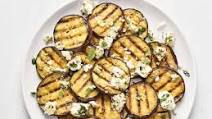 Grilled Eggplant with Marinated Feta Grilled Eggplant with Marinated Feta