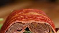 Bacon-wrapped Burger Roll Recipe by Tasty Bacon-wrapped Burger Roll Recipe by Tasty