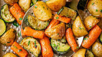 Garlic Herb Roasted Potatoes Carrots and Zucchini Garlic Herb Roasted Potatoes Carrots and Zucchini
