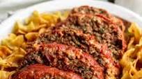 Ma! The Meatloaf! (Italian Meatloaf with Egg Noodles) Ma! The Meatloaf! (Italian Meatloaf with Egg Noodles)