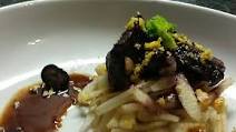 Blueberry glazed pigeon breast Blueberry glazed pigeon breast