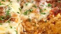 Baked Spaghetti Casserole Baked Spaghetti Casserole