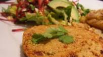 Curried Red Lentil and Quinoa Burgers with Chana Masala Cheese Fries | One Arab Vegan Curried Red Lentil and Quinoa Burgers with Chana Masala Cheese Fries | One Arab Vegan