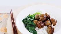 Asian-style pork meatballs Asian-style pork meatballs