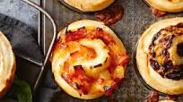Ham, cheese and pineapple scrolls Ham, cheese and pineapple scrolls