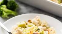 Broccoli Cauliflower Rice Chicken Casserole Broccoli Cauliflower Rice Chicken Casserole