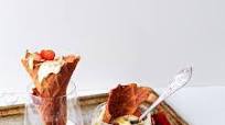 Vegan waffle cone Vegan waffle cone