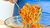 French Grated Carrot Salad with Lemon Dijon Vinaigrette French Grated Carrot Salad with Lemon Dijon Vinaigrette