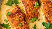 Easy Creamy Cajun Salmon Easy Creamy Cajun Salmon