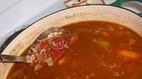 Hamburger-Barley Soup Hamburger-Barley Soup