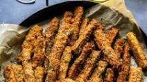 Easy 15 Minute Air Fryer Zucchini Fries Easy 15 Minute Air Fryer Zucchini Fries