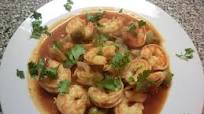 Shrimp in Red sauce ( Camarones Enchilado) Shrimp in Red sauce ( Camarones Enchilado)