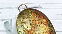 Baked spinach and pea frittata Baked spinach and pea frittata