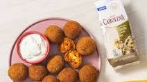 Air Fryer Rice Balls with Arroz Rojo Air Fryer Rice Balls with Arroz Rojo