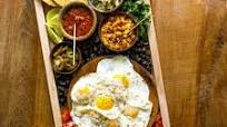 Mexican Tostada Breakfast Board Mexican Tostada Breakfast Board