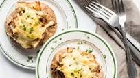 French Onion Soup Loaded Baked Potatoes French Onion Soup Loaded Baked Potatoes