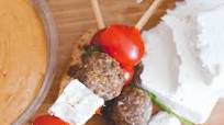 Greek Hummus Skewers Greek Hummus Skewers