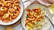 Honey-Garlic Shrimp with Scallions Honey-Garlic Shrimp with Scallions