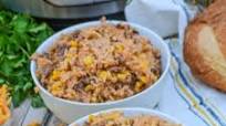Instant Pot Cheesy Ground Beef & Rice Instant Pot Cheesy Ground Beef & Rice