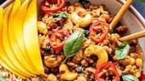 Thai Basil Chicken Bowls Thai Basil Chicken Bowls