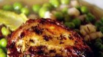 Pan-Fried Partridge with a Delicate Pearl Barley, Pea and Lettuce Stew Pan-Fried Partridge with a Delicate Pearl Barley, Pea and Lettuce Stew