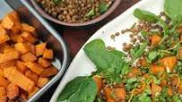 Warm roast pumpkin quinoa & lentil salad Warm roast pumpkin quinoa & lentil salad