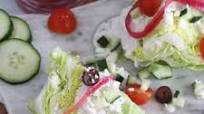 Greek Wedge Salad with a Tzatziki Vinaigrette Greek Wedge Salad with a Tzatziki Vinaigrette
