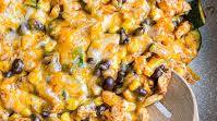 Cheesy Chicken Enchilada Skillet Cheesy Chicken Enchilada Skillet