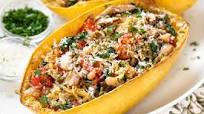 Spaghetti Squash with Sauteed Veggies Spaghetti Squash with Sauteed Veggies
