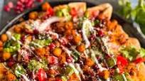 Naan-Chos with Chana Masala Naan-Chos with Chana Masala