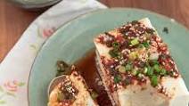 Steamed Soft Tofu with Soy Chili Sauce (Microwave Method) Steamed Soft Tofu with Soy Chili Sauce (Microwave Method)