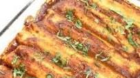 Sweet Potato, Black Bean, Shiitake Mushroom & Squash Enchiladas Sweet Potato, Black Bean, Shiitake Mushroom & Squash Enchiladas