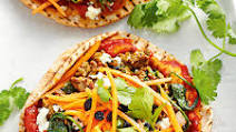 Moroccan spiced beef & spinach pittas Moroccan spiced beef & spinach pittas